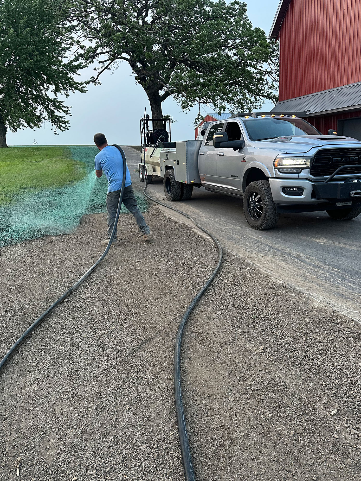 Hydroseeding